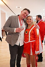 Kuerung Toni I 2026-01-10 124  Endlich Karnevalsprinz: Toni I. -  Am Samstag 10. Januar 2026 war es endlich soweit. Kürung se. Tollität Prinz Toni I., im Rahmen eines hochklassigen Galaabends in der ausverkauften Mercatorhalle in Duisburg. Ein stimmungsvoller Abend mit Show, Musik und Tanz. Vorab präsentierte sich die Prinzencrew 2026 im WYNDHAM Hotel Duisburger Hof der Leibgarde se. Tollität, die Prinzengarde der Stadt Duisburg. : DVPJ, Toni I, Jules I., Prinz Karneval, Prinz, Prinzessin Aileen I., Hofmarschälle, Page, Pagen, Paginnen, HDK, Duisburg, Karneval, Helau, Tollität, Event, Session 2025, Session 2025, HDK Duisburg, Hauptausschuss, Hauptausschuss Karneval Duisburg, Duisburg ist echt