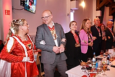PrinzEmpf 2026- 01-11 074  Prinzenempfang 2026 - Seine Tollität Prinz Toni I. und seine Crew empfangen im Steinhof in Huckingen Sponsoren, den HDK-Förderkreis, Familie und Freunde. Zu Ihnen zählen auch Bastian I. und Steffen I., das Prinzenpaar der KGK aus Moers. Ihnen Allen wird ein lockeres Rahmenprogramm, gestaltet von Duisburger Garde- und Showtanzgruppen und natürlich beider Prinzencrews, geboten. : DVPJ, Toni I, Jules I., Prinz Karneval, Prinz, Prinzessin Aileen I., Hofmarschälle, Page, Pagen, Paginnen, HDK, Duisburg, Karneval, Helau, Tollität, Event, Session 2025, Session 2025, HDK Duisburg, Hauptausschuss, Hauptausschuss Karneval Duisburg, Duisburg ist echt